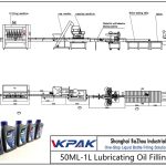 Automatic 50ML-1L Lubricating Oil Filling Line Automatisk 50ML-1L smøreoljefyllingslinje