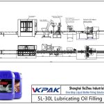 Automatic 5L-30L Lubricating Oil Filling Line Automatisk 5L-30L påfyllingsledning for smøreolje